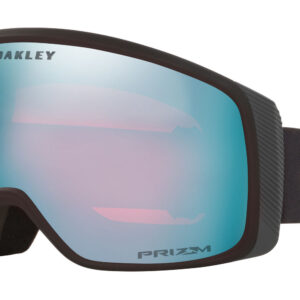 Blau verspiegelte Oakley Skibrille mit schwarzem Band, inspiriert durch den Geist des Ötztals.