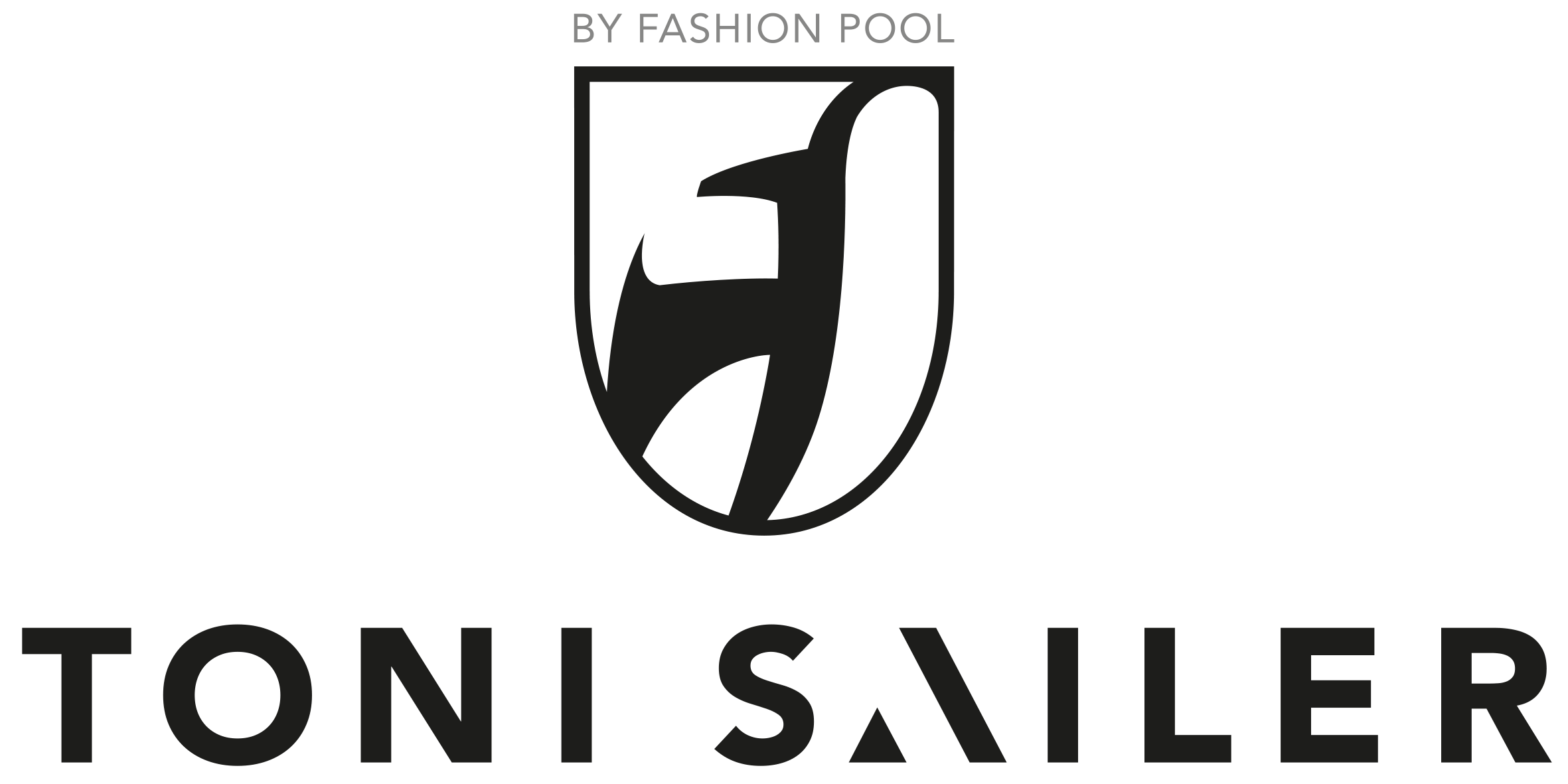 Toni Sailer-Logo mit stilisiertem Schild, Ötztal-Vibe und BY FASHION POOL über dem Markennamen.