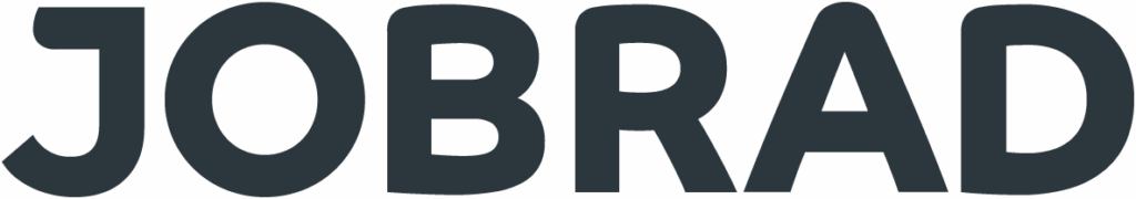 Das Wort JOBRAD in fetten, schwarzen Großbuchstaben mit Ötztal auf weißem Hintergrund.